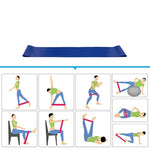 exemples d'exercices que l'on peut exercer avec les élastiques bleu