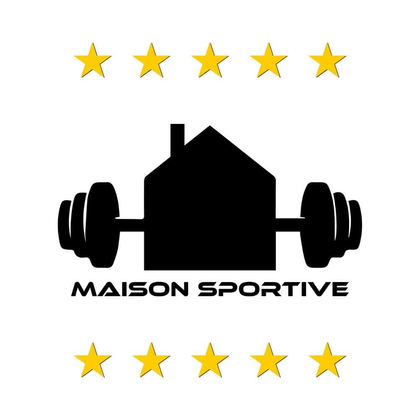 logo maison sportive avec 5 étoiles jaunes