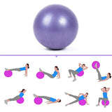 exemples d'exercices que l'on peut exercer avec la swiss ball violette